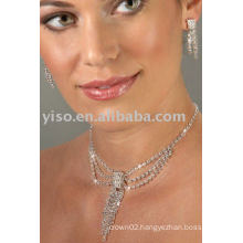 bridesmaid rhinestone jewelry set